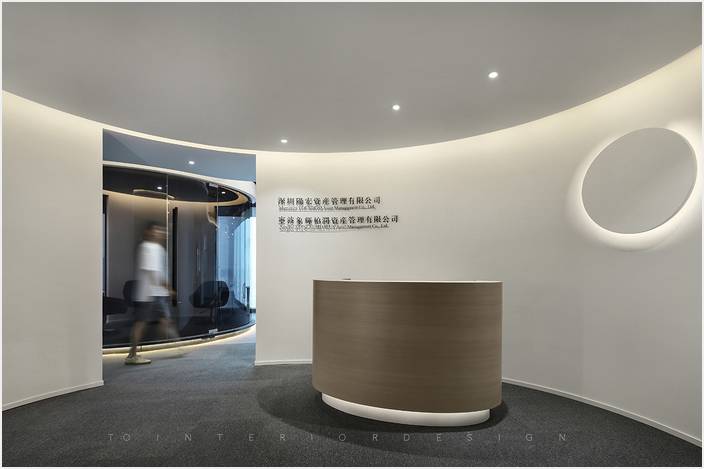 資產(chǎn)管理公司辦公室背景墻